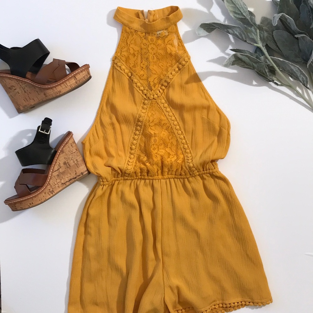 Mustard Yellow Romper